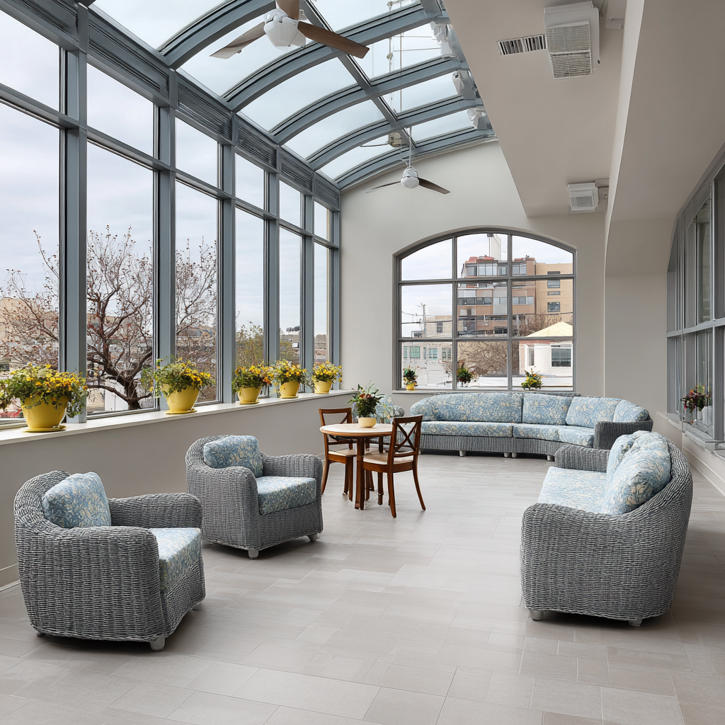 Outdoor spaces at YS Recovery